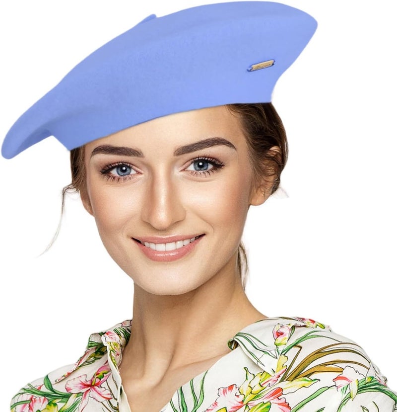 recapitula Satin Lining Classic Wool Beret Hats for Women Man Painter hat French Beret for Man Woman Warm Winte. - Image 1